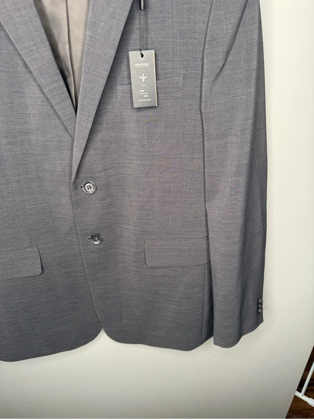 NWT Kenneth Cole Reaction Modern Fit Notch Lapel Suit Separate Jacket